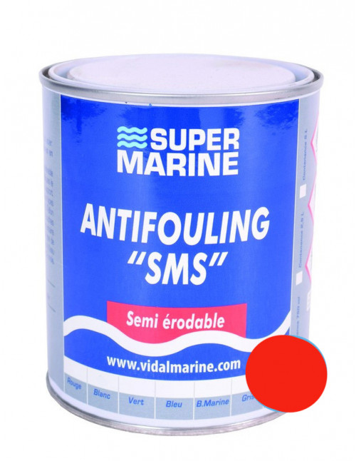 Antifouling Rouge | Super Marine | Oloupdemer.com | Accessoires bateau, équipement maritime, peinture marine